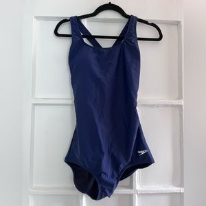 Navy SPEEDO 1 piece with tags